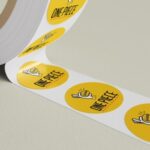 طباعة استيكر مقاس 3*3 سم دائري أو مربع